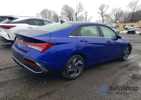 2025 Hyundai Elantra Sel Convenience из США, поврежденный, VIN KMHLS4DG4SU894145